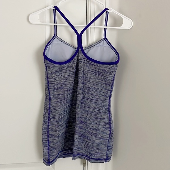 Lululemon Power Y Purple Racer Back Tank Top Size 6 - Picture 2 of 5